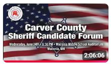 Carver County Sheriff Forum