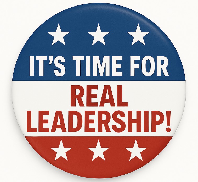 Real leadership time