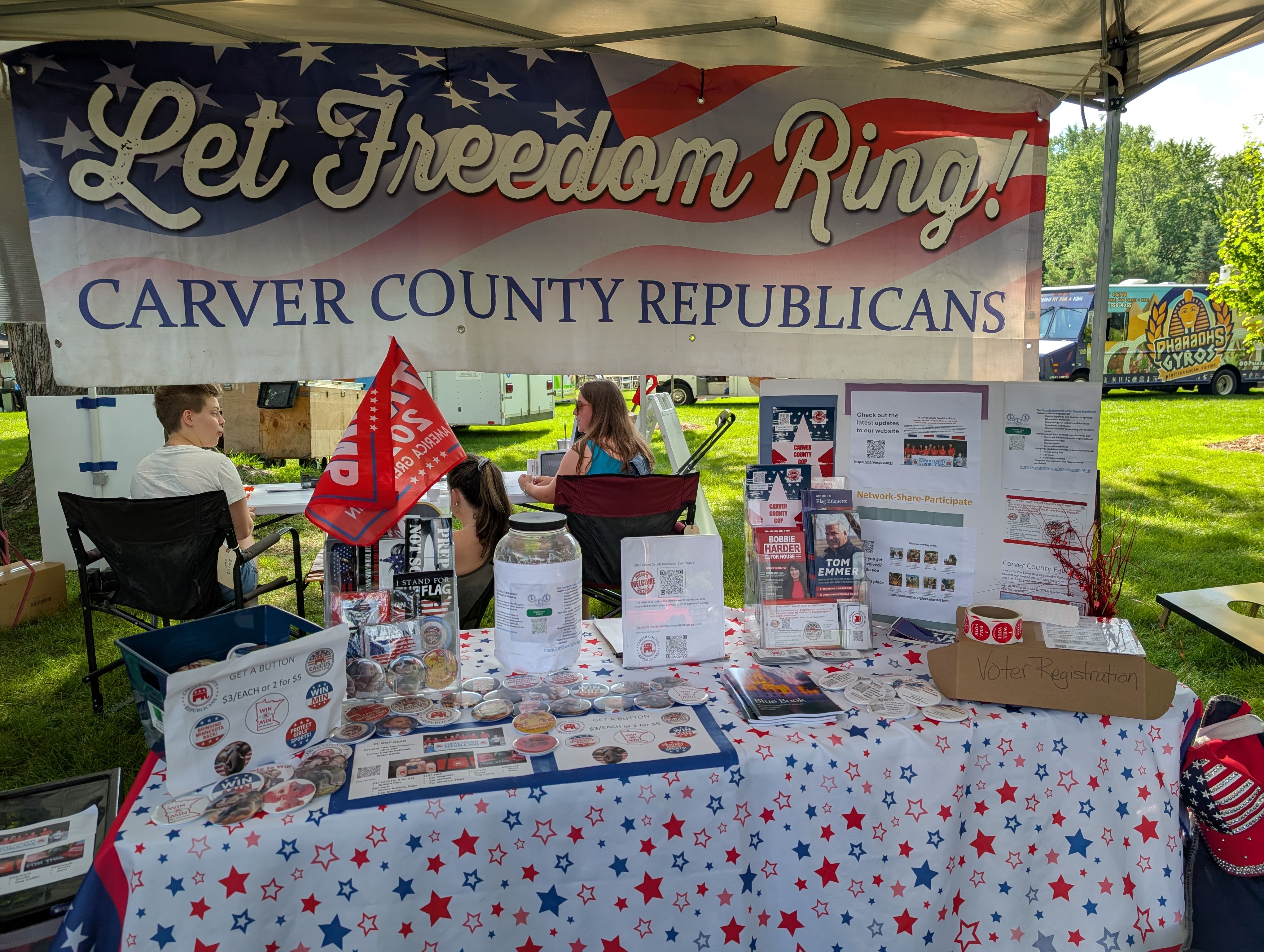Chaska River City Days Booth