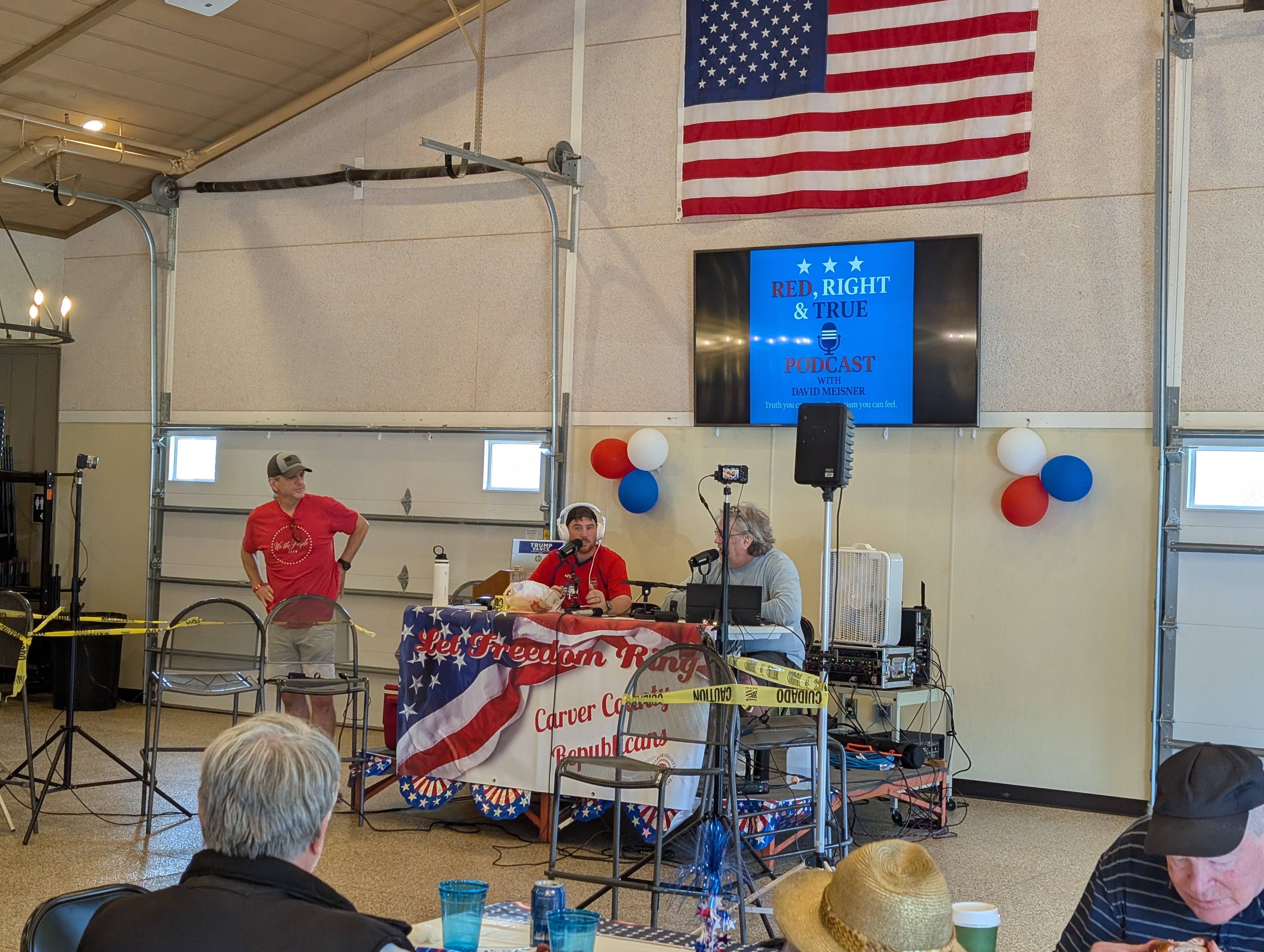 Podcast at the BBQ cookoff