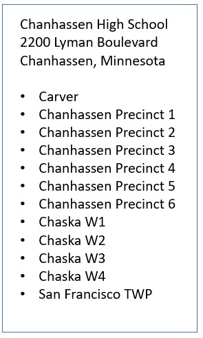 Chaska and Chanhassen Precincts for Caucus
