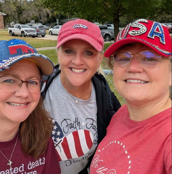 Ladies hanging out at the September game